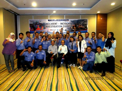 Training Accident - Incident Investigation. Certification of BNSP