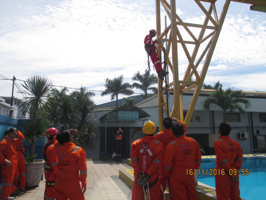 Kegiatan Pembinaan Teknisi K3 Bekerja di Ketinggian (TKBT)