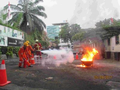Kegiatan Training Fireman Level 1