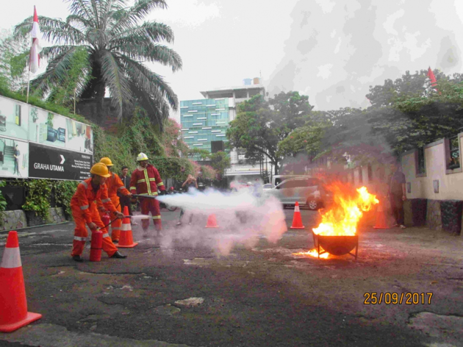Kegiatan Training Fireman Level 1